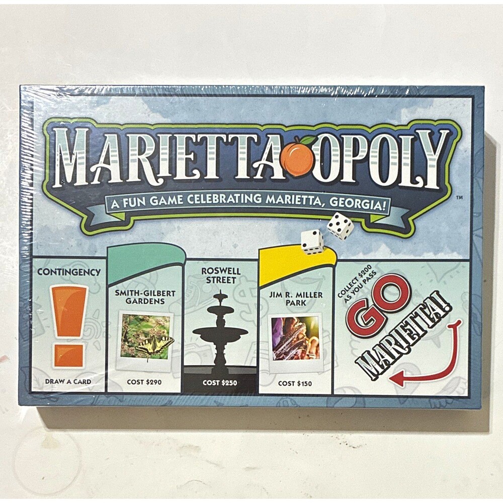 Mariettaopoly Marietta Georgia Board Game Late for the Sky New Factory Sealed